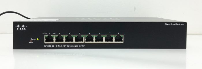 Cisco SF300-08 8 Port 10/100 Managed Switch - Image 2