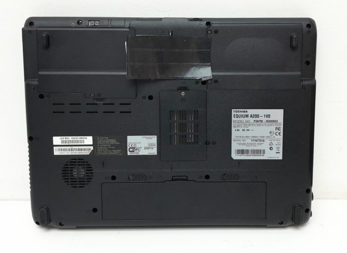 Toshiba Equium A200-1V0 PSAF5E-002005KS - Pentium T2310 1.46GHz - 2GB - 15.4" - 120GB HDD - Windows 10 64bit - Image 4