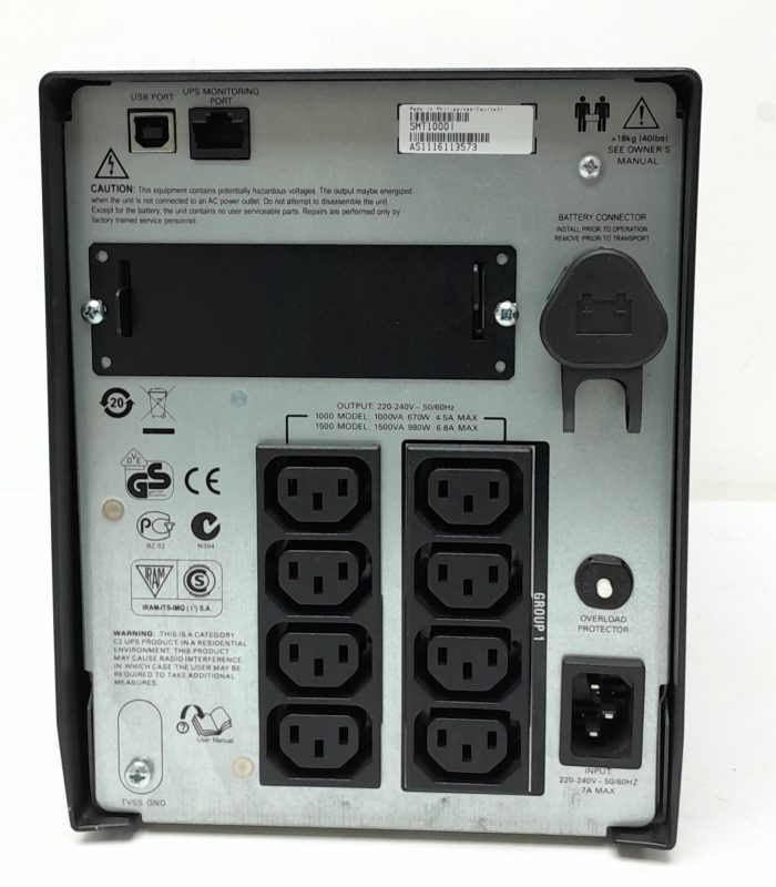 APC Smart-UPS 1000 SMT1000I Uninterruptible Power Supply (UPS) - Image 4
