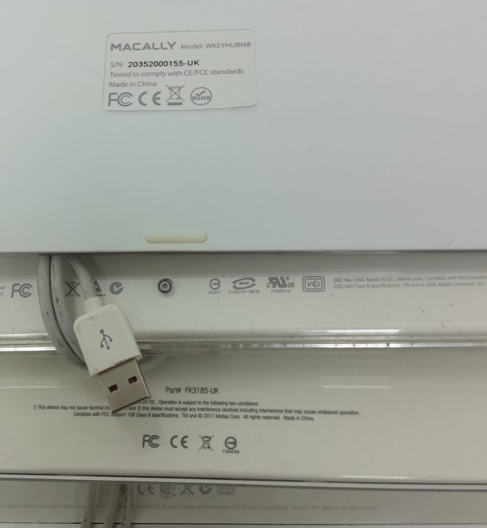 Joblot 15x Mixed Lot - Apple, Matias, Macally A1048, FK318S-UK, WHEYHUBMB, A1243 USB Wired Keyboard - Image 3