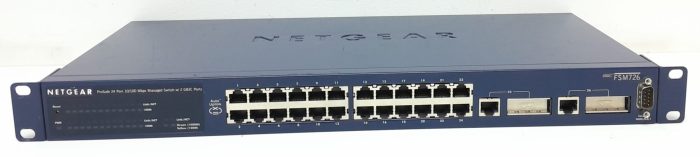Netgear ProSafe FSM726 24 Port 10/100 Managed Switch w/2 GBIC ports - Image 2