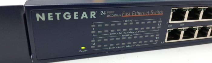 Netgear FS524 24 Ports 10/100 Mbps Fast Ethernet Switch Auto Uplink - Image 5