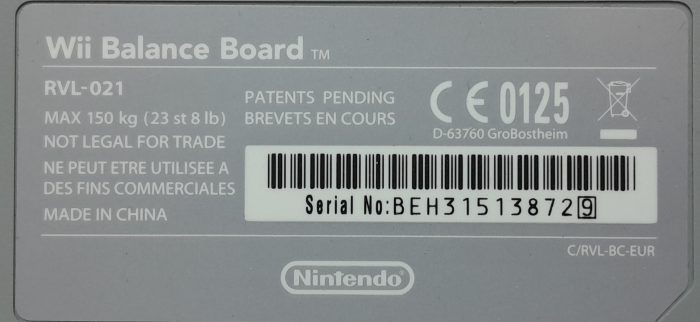 Nintendo Wii Fit Fitness Balance Board - Image 3
