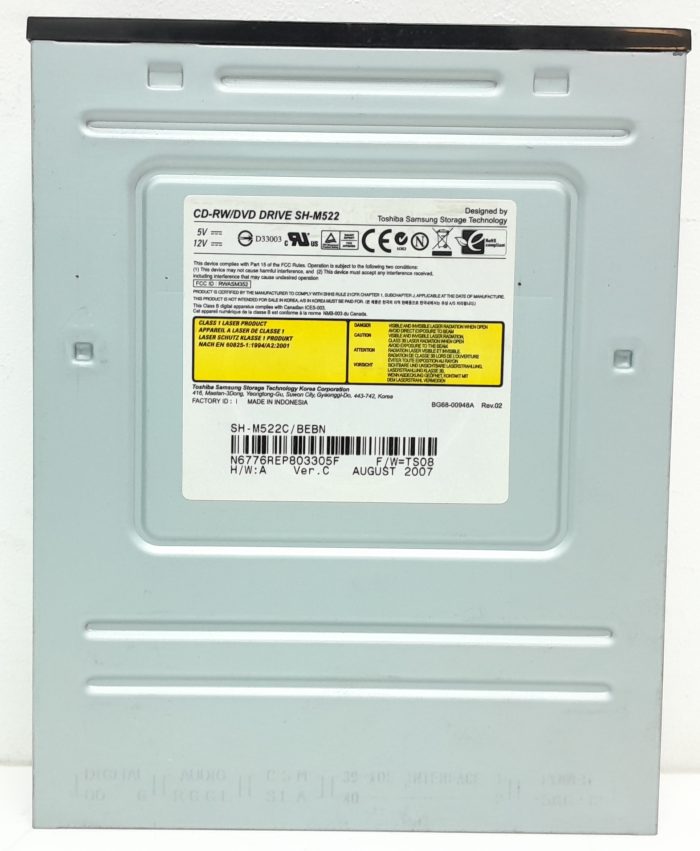 Toshiba Samsung Storage Company SH-M522 CD-RW/DVD Drive - Image 4