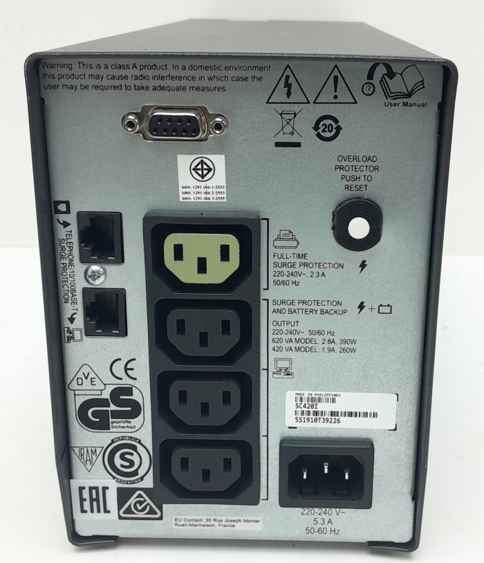 APC Smart-UPS SC 420 SC420I Uninterruptible Power Supply (UPS) - Image 4