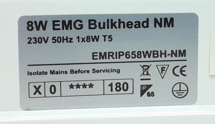 EMRIP658WBH-NM IP65 Non-Maintained BulkHead - Image 4