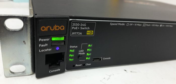 Hewlett Packard Aruba J9773A 2530-24G PoE+ Switch With 4 SFP Ports - Image 6