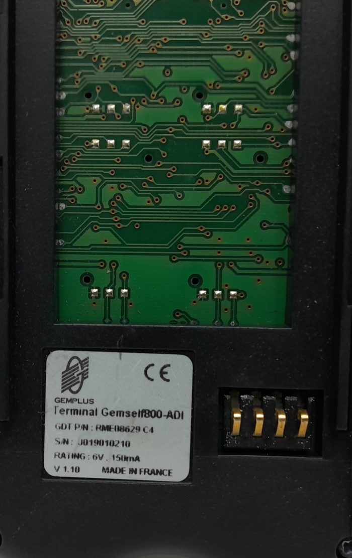 Gemplus Gemself800-ADI POS Card Terminal - Image 3