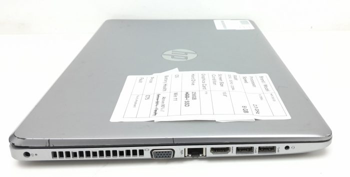 HP 250 G6 - i5-7200U 2.5GHz - 8GB RAM - 15.6" - 256GB SSD - Windows 11 - Image 6