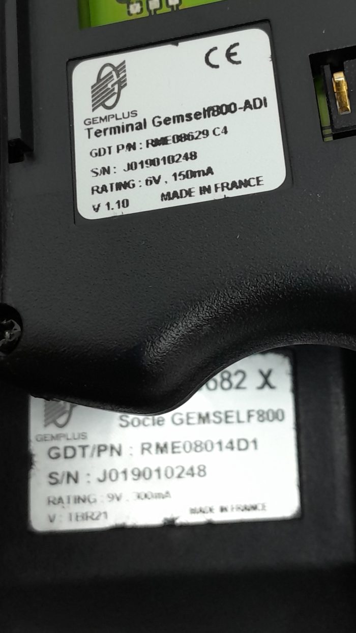 Gemplus GemSelf800 ADI-UK POS Card Terminal - Image 3