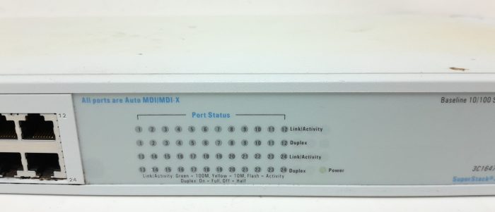 3Com SuperStack 3 3C16471 Baseline 10/100 Switch - Image 5