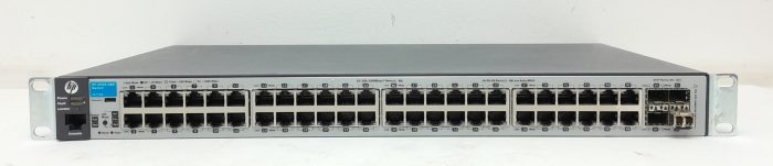 HP J9775A 2530-48G 48 Port Switch with 4 SFP Ports 1x HP ProCurve J4858C Fibre Optics - Image 2