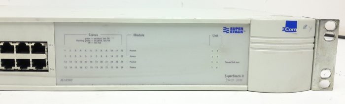 3Com Superstack 3 3300 3C16980 24-Port Gigabit Ethernet Networking Switch - Image 6