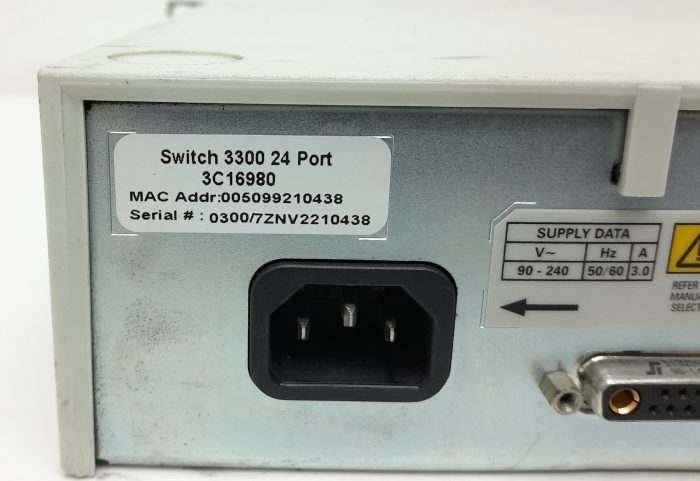 3Com Superstack 3 3300 3C16980 24-Port Gigabit Ethernet Networking Switch - Image 3
