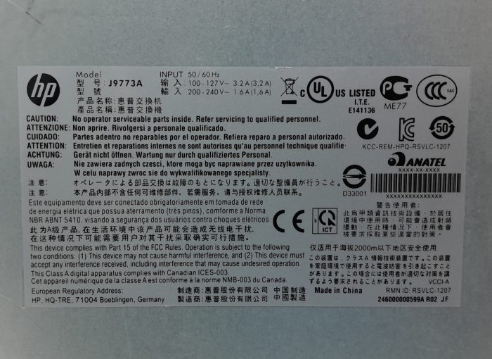 HP 2530-24G PoE+ J9773A 24 Port PoE+ 4 SFP Port Managed Switch - Image 3