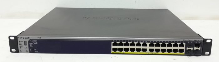 Netgear Prosafe GS724TPS 24 Port Gigabit Stackable Smart Switch with 24 PoE Ports - Image 2