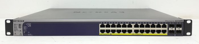 Netgear Prosafe GS724TPS 24 Port Gigabit Stackable Smart Switch with 24 PoE Ports - Image 2