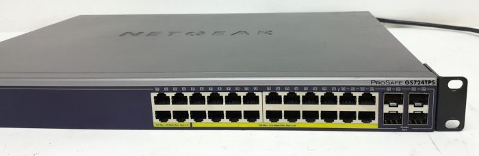Netgear Prosafe GS724TPS 24 Port Gigabit Stackable Smart Switch with 24 PoE Ports - Image 6