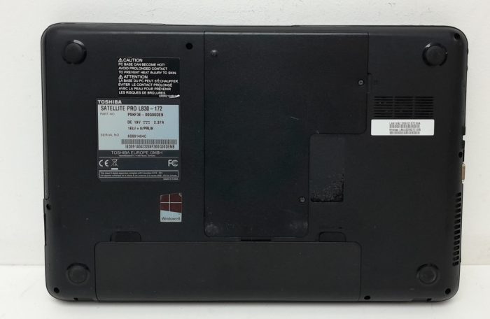 Toshiba Satellite Pro L830-172 - i3-2375m 1.5GHz - 2GB Ram - 13.3" - 500GB HDD - Windows 10 Home - Image 4