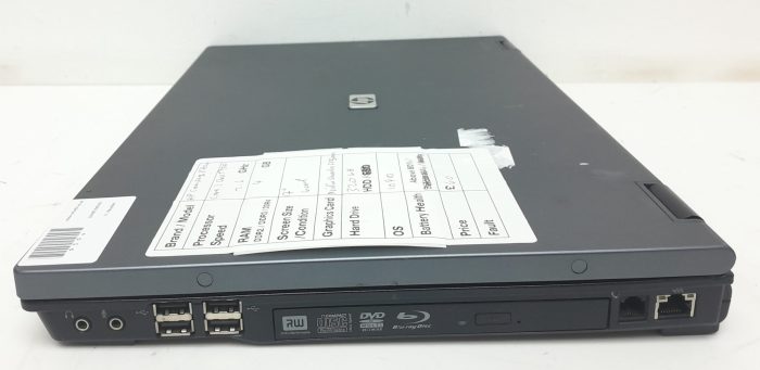 HP Compaq 8710w - Core 2 Duo T9500 2.6GHz - 4GB RAM - 17" - Nvidia Quadro FX3600m - 320GB HDD - Windows 10 Pro - Image 5
