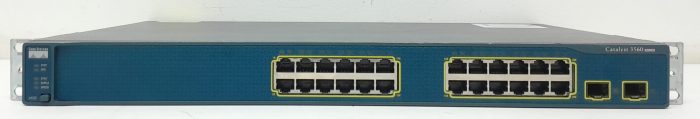 Cisco Catalyst 3560 Series WS-C3560-24TS-S 24 Port Switch - With 2 Fibre Modules - Image 2