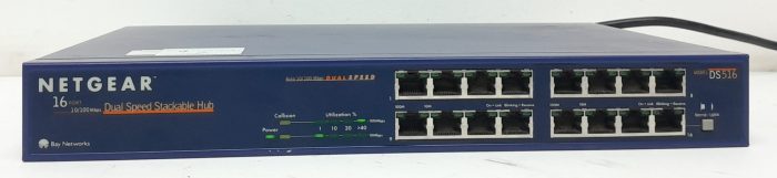 Netgear DS516 16 Port Dual Speed Stackable Hub 10/100Mbps Switch - Image 2