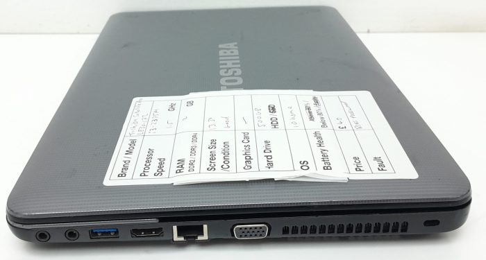 Toshiba Satellite Pro L830-172 - i3-2375m 1.5GHz - 2GB Ram - 13.3" - 500GB HDD - Windows 10 Home - Image 5