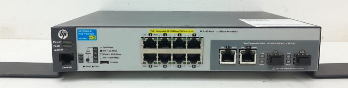 HP 2530-8 J9780A PoE + Ethernet Switch - Image 5