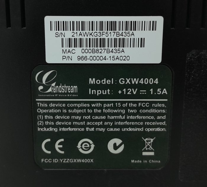 Grandstream GXW4004 Gateway - Image 3