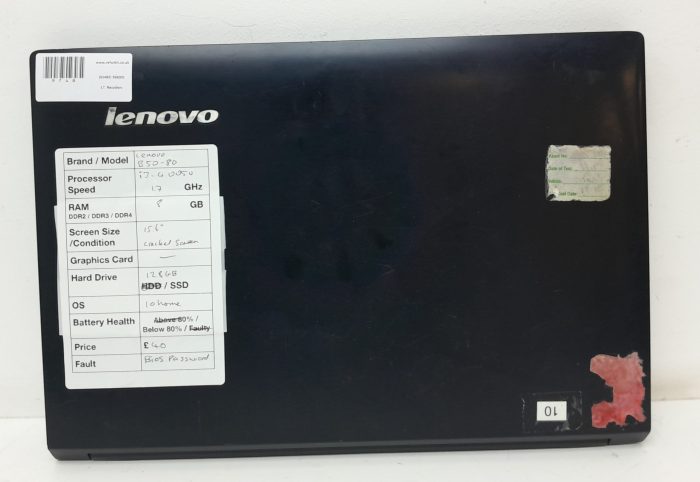 Lenovo B50-80 80LT - i3-4005U 1.7GHz - 8GB Ram - 15.6" - 128GB SSD - Windows 10 Home - Image 3