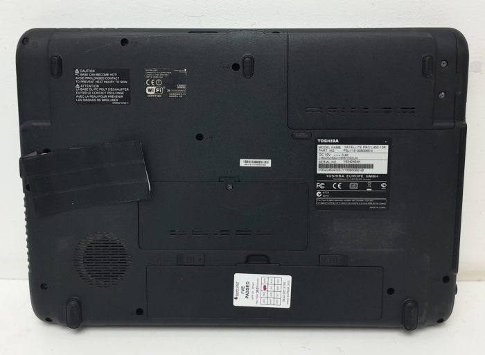 Toshiba Satellite Pro L450-13R - Celeron 900 2.2GHz - 2GB Ram - 15.6" - 250GB HDD - Windows 10 Home - Image 4