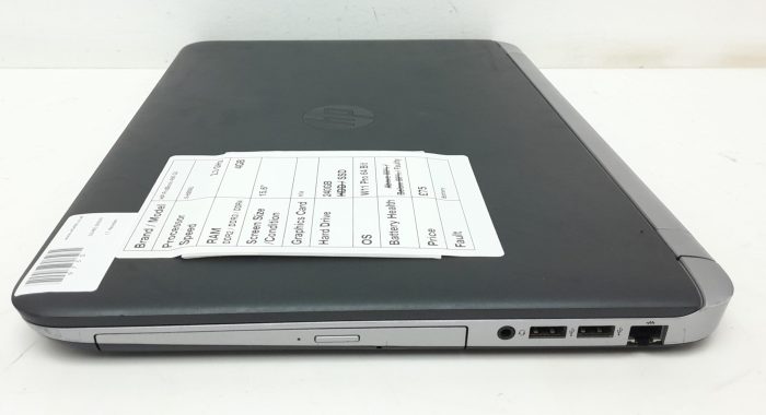 HP Probook 450 G3 - i5-6200U 2.3GHz - 4GB - 15.6" - 240GB SSD - Windows 11 Pro 64bit - Image 5