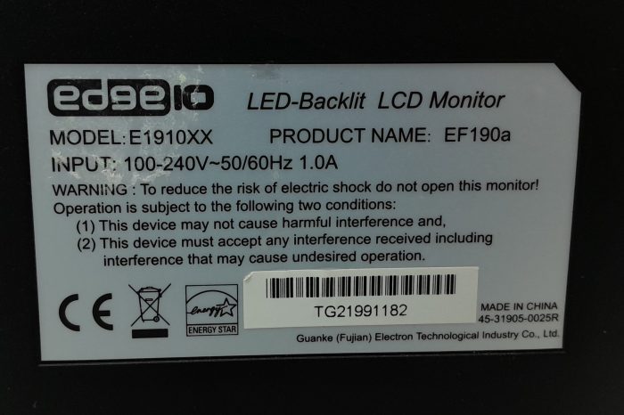 Edge10 E1910XX LED-Backlit VGA DVI 19" LCD Monitor - Image 3