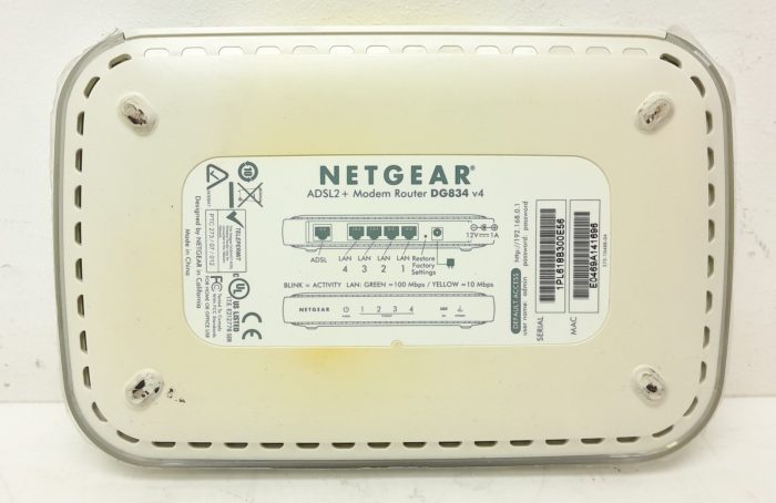 Netgear DG834 v4 ADSL2+ Modem Router - Image 3
