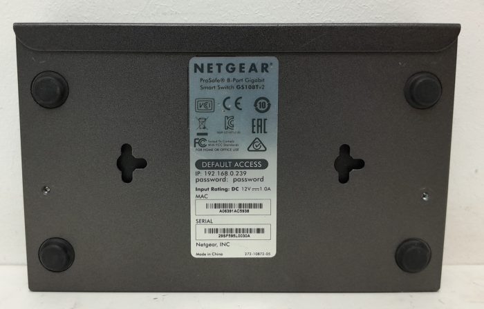 Netgear GS108T v2 ProSafe 8 Port Gigabit Switch - Image 3