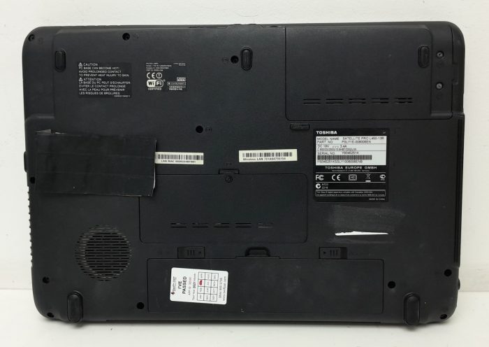 Toshiba Satellite Pro L450-13R - Celeron 900 2.2GHz - 2GB Ram - 15.6" - 250GB HDD - Windows 10 Pro - Image 4