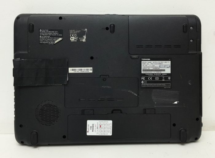 Toshiba Satellite Pro L450-17L - Celeron 900 @ 2.2GHz - 2GB Ram - 15.6" - 120GB SSD - Windows 10 Pro - Image 5