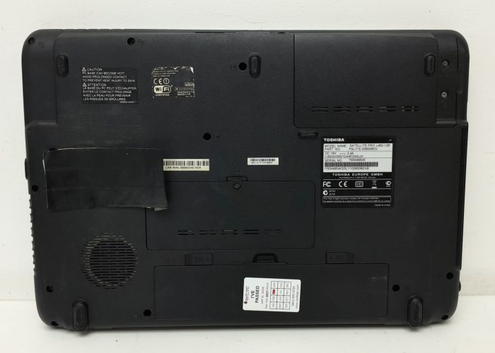 Toshiba Satellite Pro L450-13R - Celeron 900 2.2GHz - 2GB Ram - 15.6" - 250GB HDD - Windows 10 Pro - Image 4