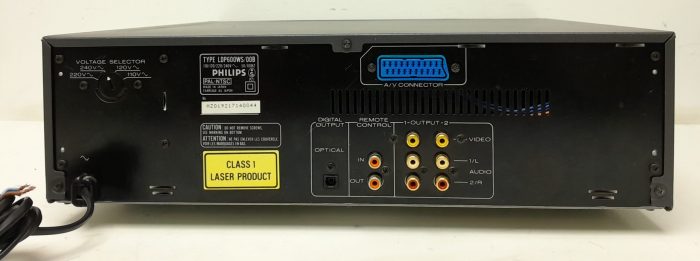 Philips LDP600WS World System PAL/NTSC Multi Laser Disc Player - Image 5