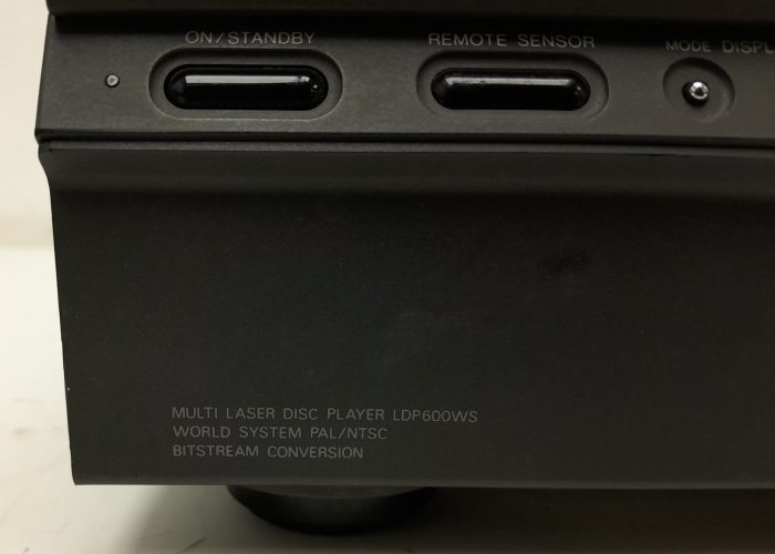 Philips LDP600WS World System PAL/NTSC Multi Laser Disc Player - Image 3