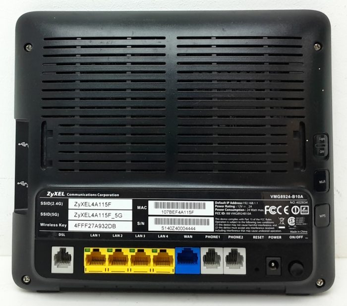 Zyxel VMG8924-B10A Gigabit Ethernet Dual Band Wireless Router - Image 4