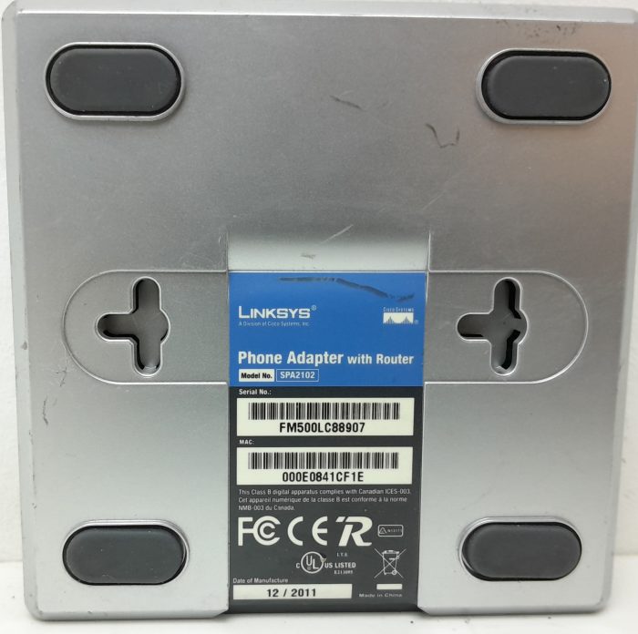 Cisco Linksys SPA2102 VoIP Voice Phone Adapter With Router - Image 3