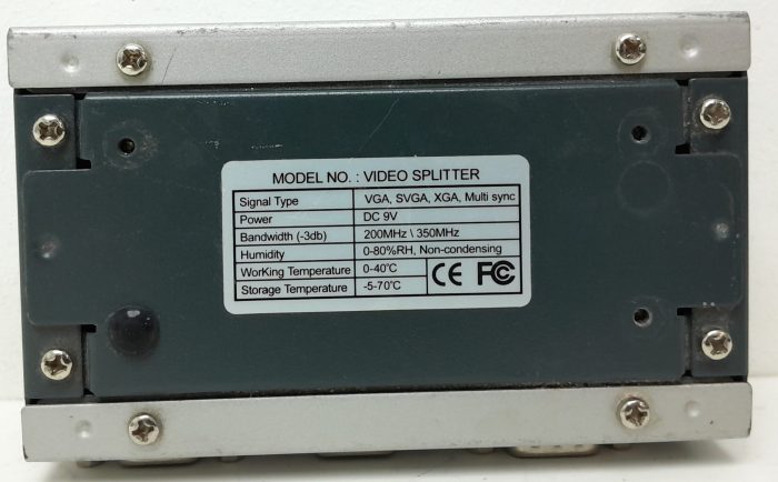 VIDEO SPLITTER VGA, SVGA, XGA, Multi Sync 2-Port Video Splitter - Image 3