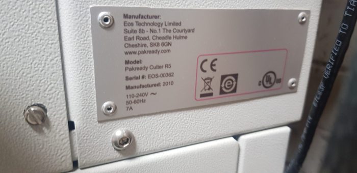 Pakready Cutter R5 - Digital Cutting Machine - EOS technology - Image 2