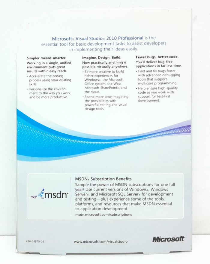 Microsoft Visual Studio 2010 Professional Software - Image 3