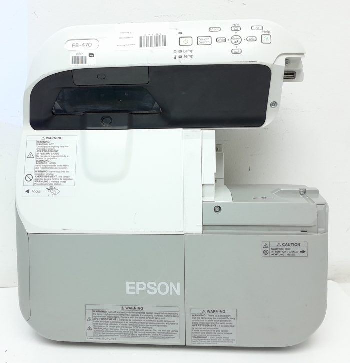Epson EB-470 H456B HDMI VGA LCD Projector 1622 Lamp Hours Used - Image 6