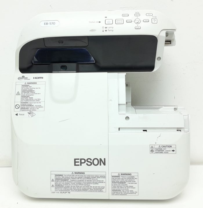 Epson EB-570 H605B HDMI VGA LCD Projector 531 Lamp Hours Used - Image 6