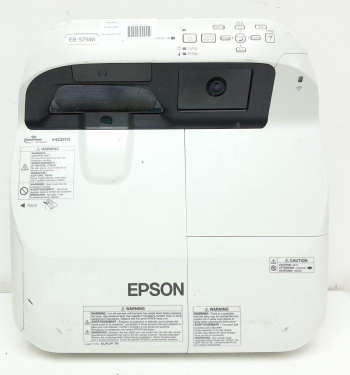 Epson EB-575Wi H601B HDMI VGA LCD Projector 890 Lamp Hours Used - Image 7