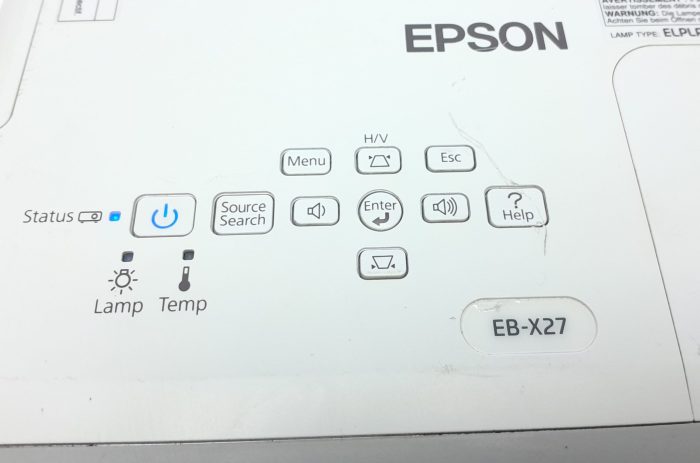 Epson H692B EB-X27 HDMI VGA LCD Projector 1168 Lamp Hours Used - Image 7