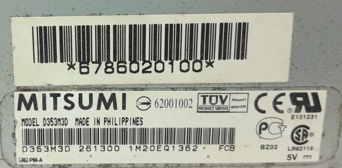 Mitsumi D353M3D Internal Floppy Disc Drive - Image 3